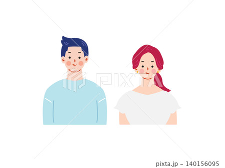 若い男女のイラスト 140156095