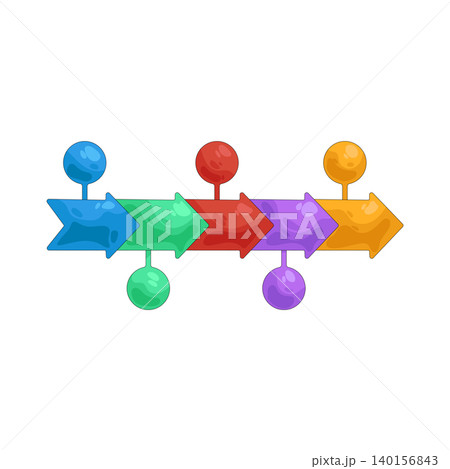 Illustration of timeline Illustration of timeline 140156843