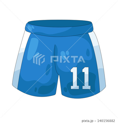 Illustration of basketball shorts Illustration of basketball shorts 140156882