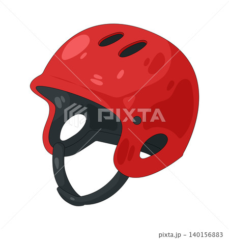 Illustration of rafting helmet Illustration of rafting helmet 140156883