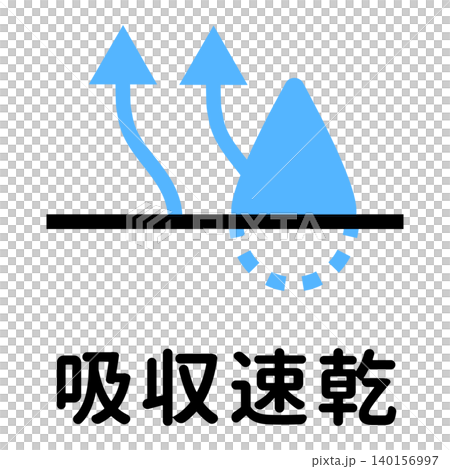 具有吸汗、速乾功能的標誌性布料 具有吸汗、速乾功能的標誌性布料 140156997