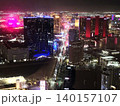 きらびやかなラスベガスの夜景 140157107