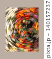 Spinning Orange Flowers Abstract Background 140157237