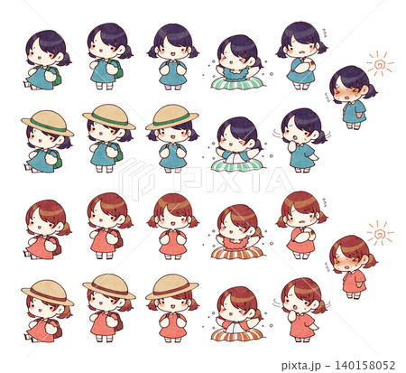 夏の旅行 女の子セット 夏の旅行 女の子セット 140158052
