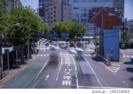 青梅街道・荻窪周辺の交通【都会イメージ】 青梅街道・荻窪周辺の交通【都会イメージ】 140158063