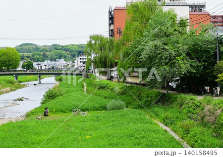 杜と水の都盛岡市 中津川(五月) 杜と水の都盛岡市 中津川(五月) 140158495
