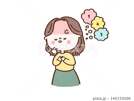 怒りを感じながらも数を数えて深呼吸する女性(アンガーマネジメント) 怒りを感じながらも数を数えて深呼吸する女性(アンガーマネジメント) 140159266