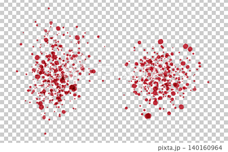 An illustration material with red paint splattered, resembling blood splatters. An illustration material with red paint splattered, resembling blood splatters. 140160964