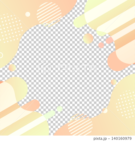A pop-art Memphis background with a soft orange gradient, square, 1:1 aspect ratio. A pop-art Memphis background with a soft orange gradient, square, 1:1 aspect ratio. 140160979