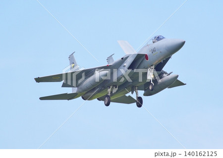 着陸態勢の第306飛行隊のF-15J 140162125