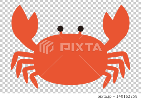 simple crab illustration simple crab illustration 140162259