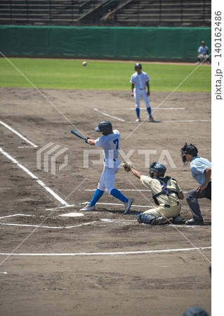 高校野球試合風景 140162486