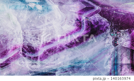 Raw Purple Fluorite Crystal Abstract Macro Background Texture Raw Purple Fluorite Crystal Abstract Macro Background Texture 140163974