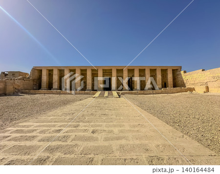 Beautiful interiors and ancient hieroglyphs in the Temple of Seti I in Abydos, Egypt. Beautiful interiors and ancient hieroglyphs in the Temple of Seti I in Abydos, Egypt. 140164484