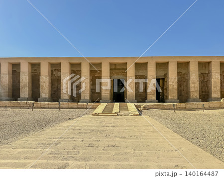 Beautiful interiors and ancient hieroglyphs in the Temple of Seti I in Abydos, Egypt. Beautiful interiors and ancient hieroglyphs in the Temple of Seti I in Abydos, Egypt. 140164487