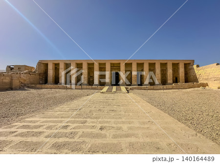 Beautiful interiors and ancient hieroglyphs in the Temple of Seti I in Abydos, Egypt. Beautiful interiors and ancient hieroglyphs in the Temple of Seti I in Abydos, Egypt. 140164489