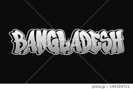 Bangladesh graffiti word design Bangladesh graffiti word design 140164721
