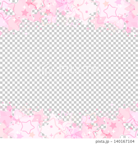 Pink pastel pop star frame 3_square Pink pastel pop star frame 3_square 140167104