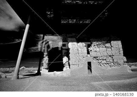 High Contrast Casa Grande National Monument Black and White High Contrast Casa Grande National Monument Black and White 140168130