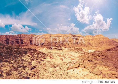 Rocky mountain desert. Natural landscape Rocky mountain desert. Natural landscape 140168183