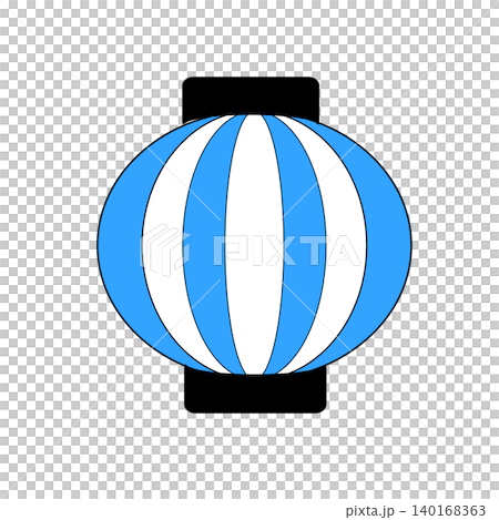 Paper lantern illustration set (6 colors) - for festivals, summer festivals, and fairs. Paper lantern illustration set (6 colors) - for festivals, summer festivals, and fairs. 140168363