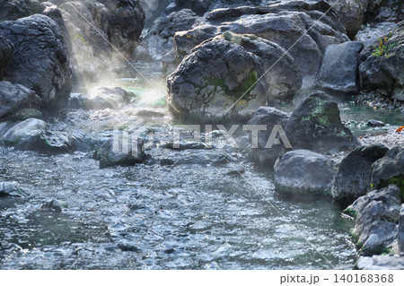 草津温泉　西の河原公園（群馬県吾妻郡草津町） 140168368