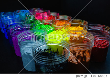 Color Symphony Artistic  in transparent jars of Inspiration 140168883