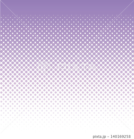 ハーフトーン・ドットのベクター背景　紫・ピンク　グラデーション 　Dot vector backgr 140169258