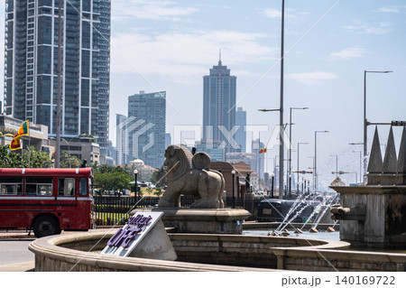 Lion Fountain in Colombo, editorial image Lion Fountain in Colombo, editorial image 140169722