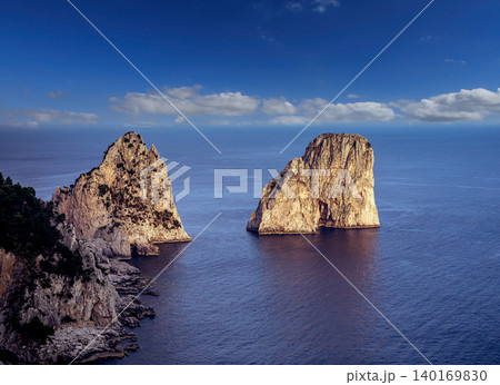 Faraglioni islands in Capri, italy Faraglioni islands in Capri, italy 140169830