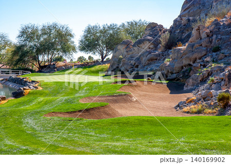 golf course, Palm Springs, California 140169902