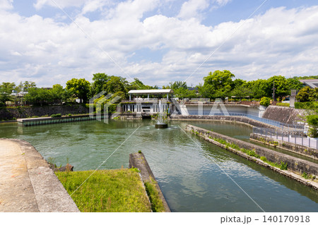 新緑の京都の南禅寺船溜 140170918