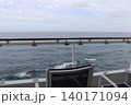 クルーズ船のバルコニーから見る波 140171094