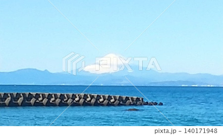 森戸海岸からの富士 森戸海岸からの富士 140171948