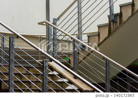 Curved stairway leading to unknown destinations Curved stairway leading to unknown destinations 140172865