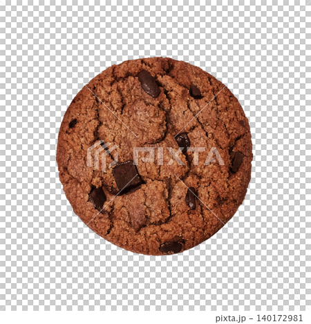 Realistic illustration of chocolate chip cookies 140172981