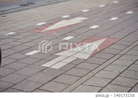 Streets of Amsterdam Showcase Unique Pavement Design Directing Pedestrians in the Bustling City Center Streets of Amsterdam Showcase Unique Pavement Design Directing Pedestrians in the Bustling City Center 140173158