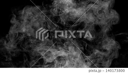 Delicate white smoke wisps drifting across a dark background. Atmospheric abstract texture with soft swirling patterns, ideal for creative design, overlays and visual effects projects. Delicate white smoke wisps drifting across a dark background. Atmospheric abstract texture with soft swirling patterns, ideal for creative design, overlays and visual effects projects. 140173800