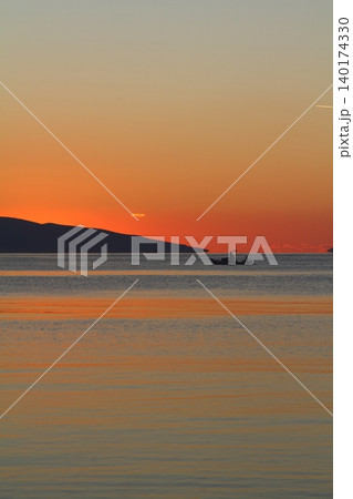 Seaside town of Turgutreis and spectacular sunsets Seaside town of Turgutreis and spectacular sunsets 140174330