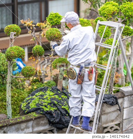 働く高齢者 地域社会に貢献 庭木の剪定サービス 腰袋 造園 職人 植木鋏 剪定鋏 蚊取り線香 働く高齢者 地域社会に貢献 庭木の剪定サービス 腰袋 造園 職人 植木鋏 剪定鋏 蚊取り線香 140174842