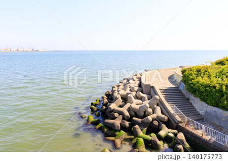 高砂海浜公園から見た瀬戸内海 高砂海浜公園から見た瀬戸内海 140175773