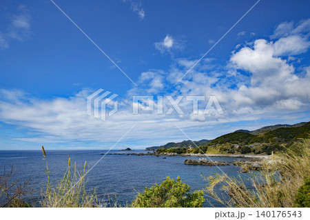 すさみ八景 海と青空 日本童謡の園公園 和歌山県 すさみ八景 海と青空 日本童謡の園公園 和歌山県 140176543