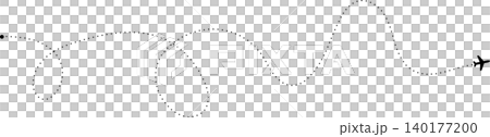 Airplane dotted line Airplane dotted line 140177200