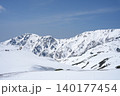 立山連峰の雪景色 140177454