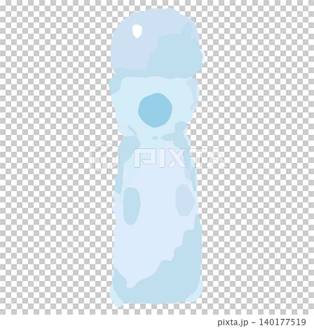 Watercolor-style hand-drawn illustration of a ramune bottle. Watercolor-style hand-drawn illustration of a ramune bottle. 140177519