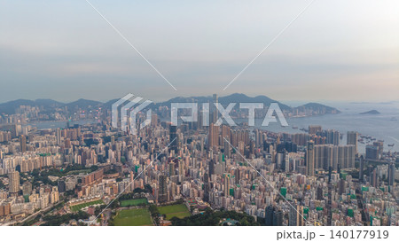 May 29 2022 Kowloon skyline. Residential and commercial buildings, May 29 2022 Kowloon skyline. Residential and commercial buildings, 140177919