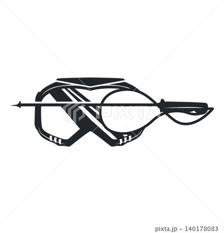 Snowboarder Logo Minimalist Adventure Design Winter Sports Business 140178083