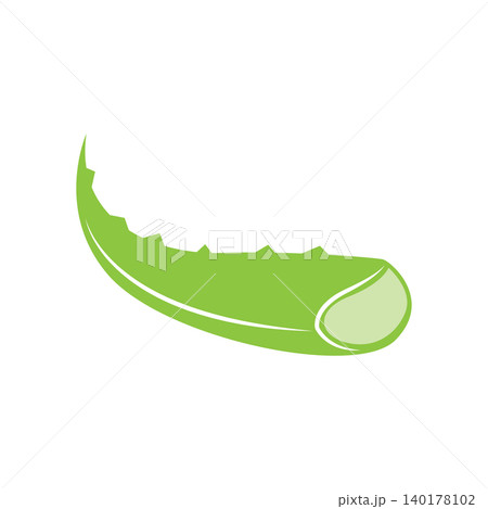Minimalist Aloe Vera Logo Organic and Herbal with Fresh Green Nature Minimalist Aloe Vera Logo Organic and Herbal with Fresh Green Nature 140178102