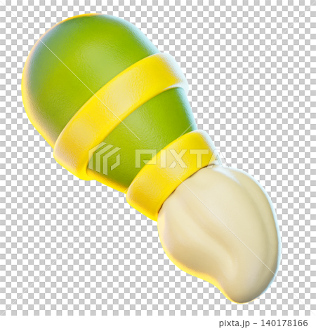brush 3d render icon, Back To School illustration 140178166