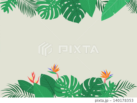 Vector illustration of tropical plants. 140178353